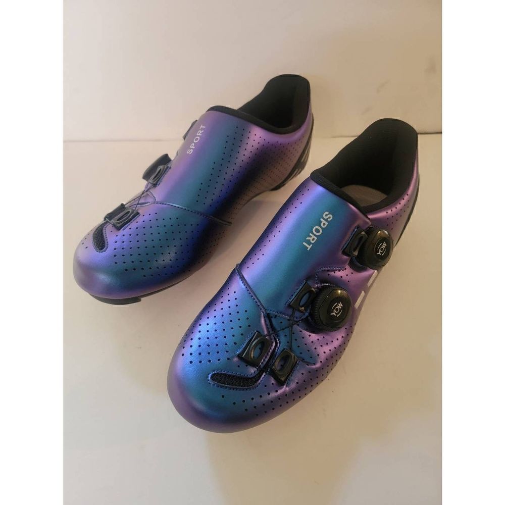 Yow sport cycling shoes chameleon blue size 37